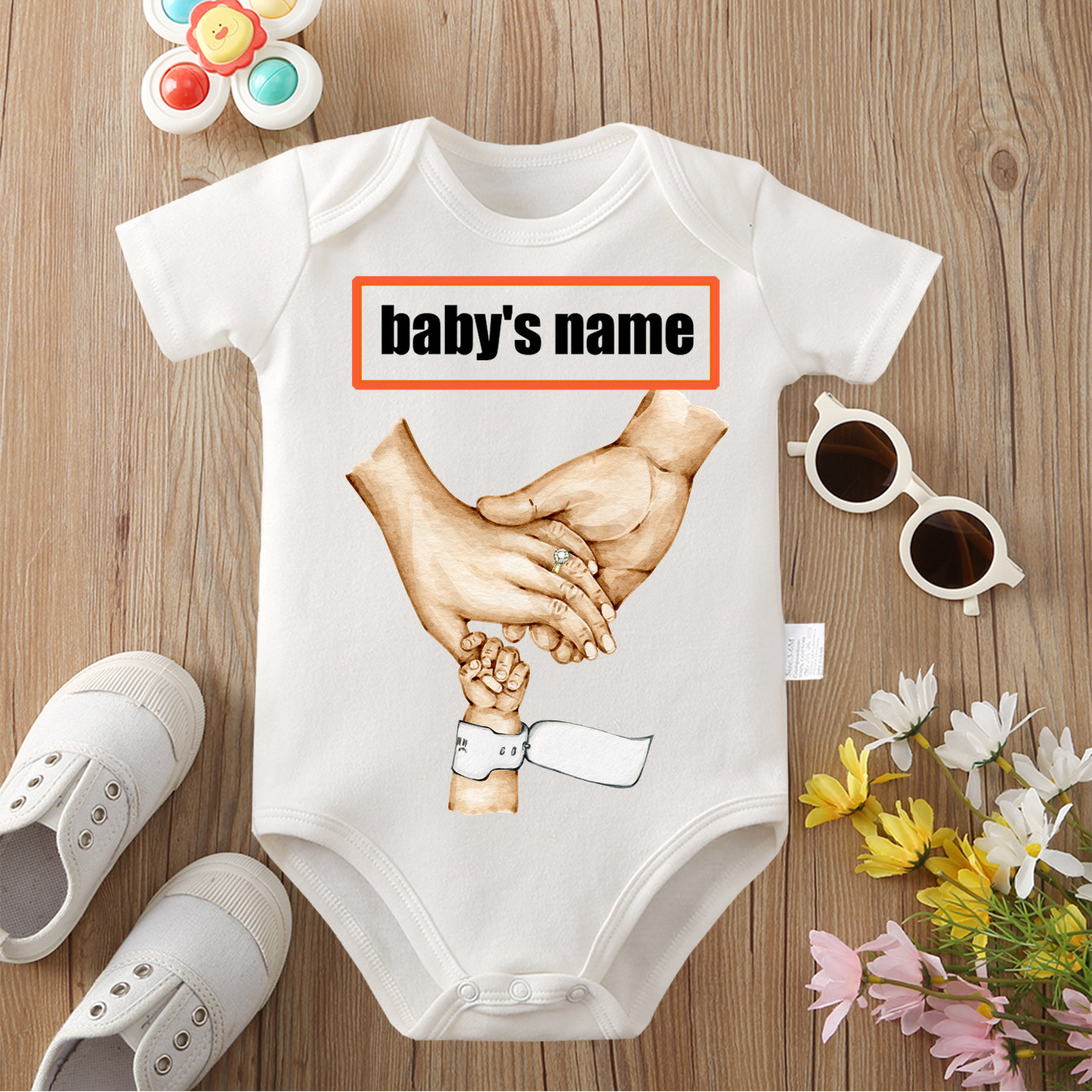 Baby Products Name - Custom Text (Baby's Name) Jumpsuit New