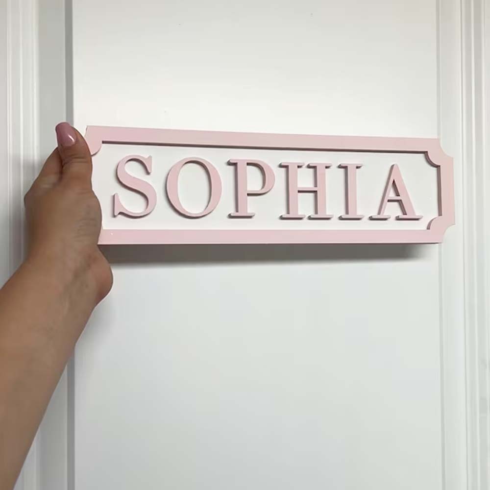 Personalized Kids Door Sign Bo - đánh giá và giá Baby Products Name
