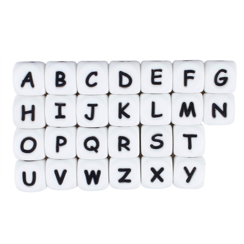 12mm 50Pcs Silicone Letters Be - đánh giá và giá Baby Products Name