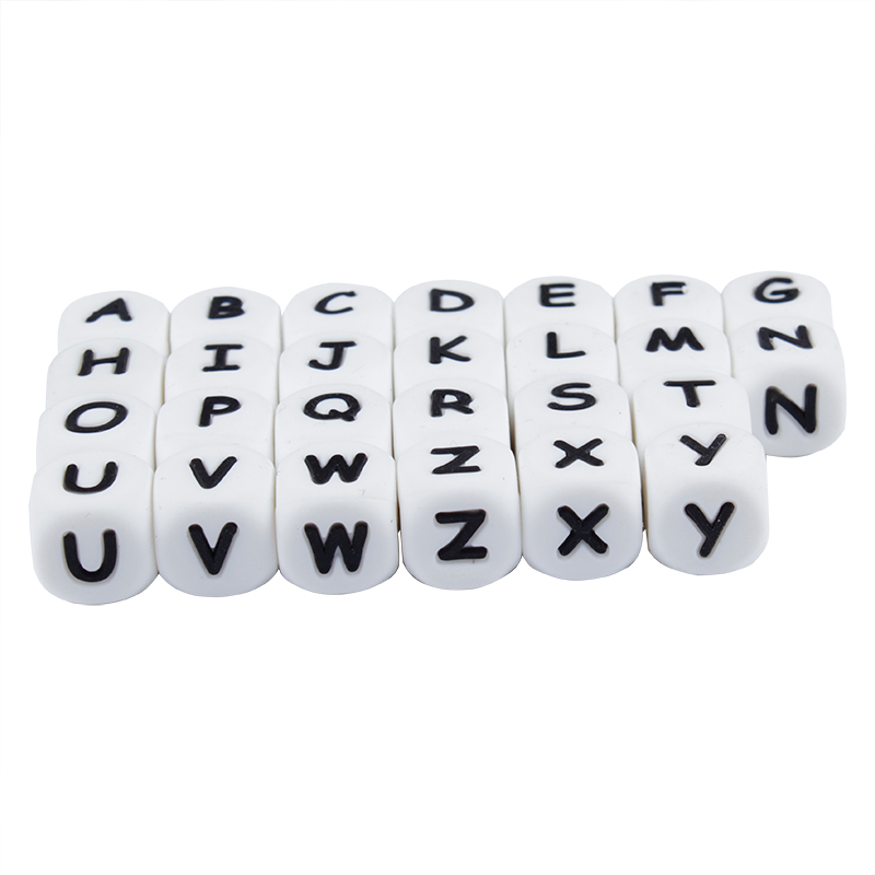 12mm 50Pcs Silicone Letters Be - đánh giá và giá Baby Products Name