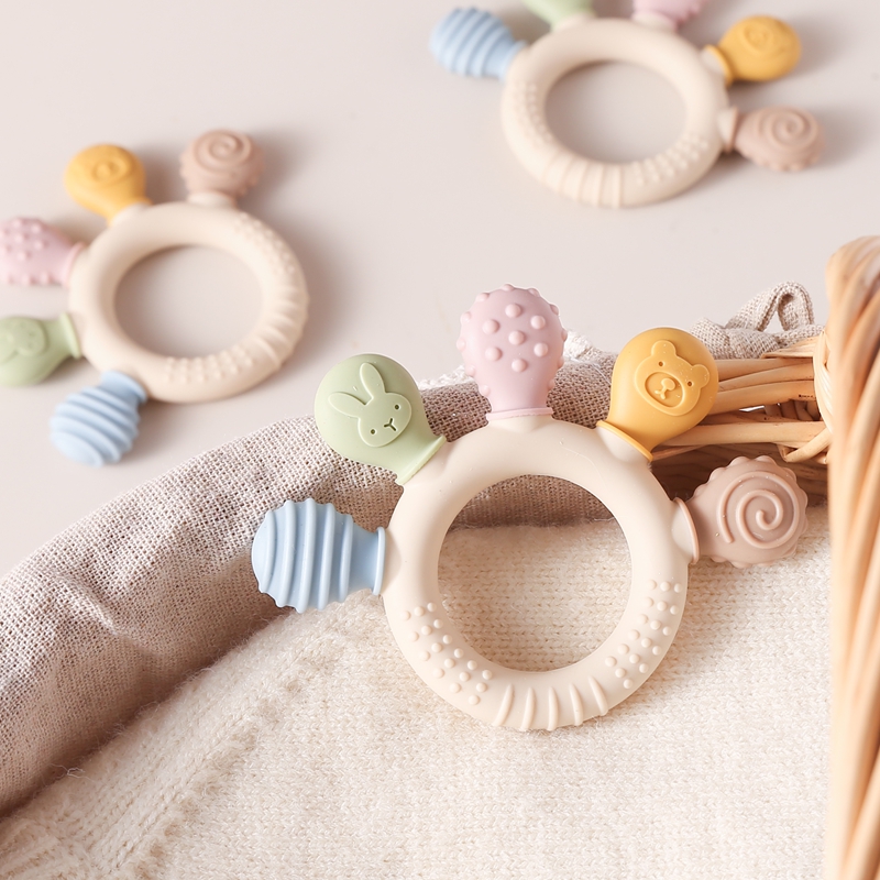 1pc Silicone Teether Baby 0 12 - đánh giá và giá Baby Products Name