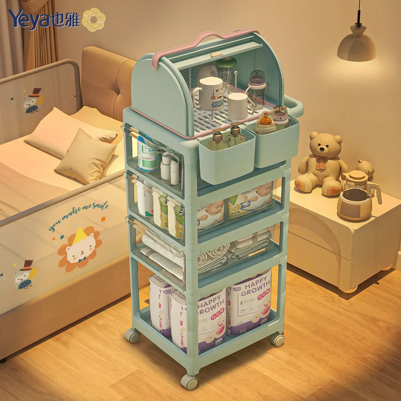 Mobile Storage Racks - Transpa - đánh giá và giá Baby Products Eco Friendly