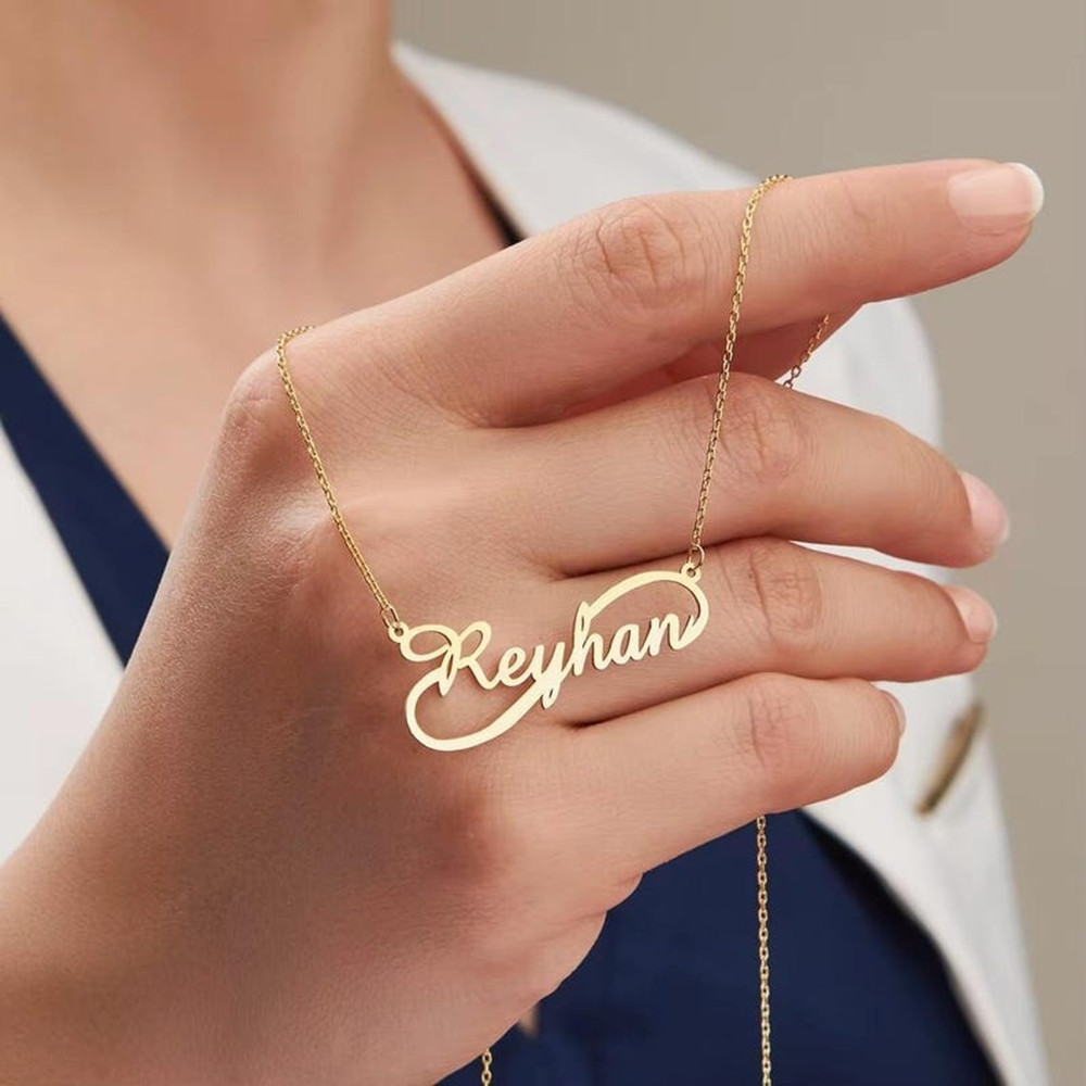 Custom Infinity Name Necklace  - đánh giá và giá Baby Products Name